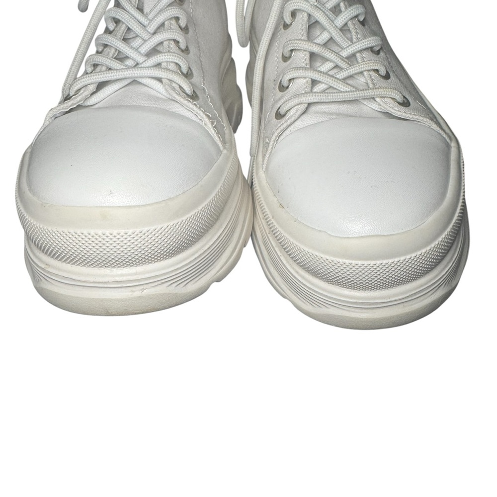 Berness High-Top White Sneakers Size 7 - Picture 3 of 9